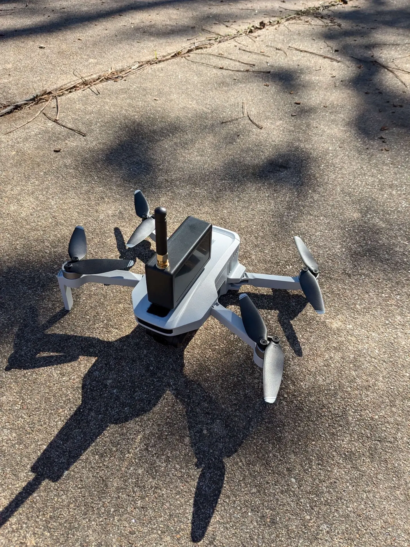 Mavic Mini with a custom node
